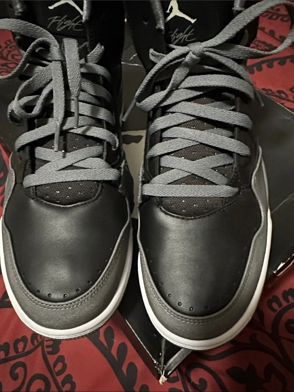 Jordan Men's High-Top Sneakers in Black and Gray